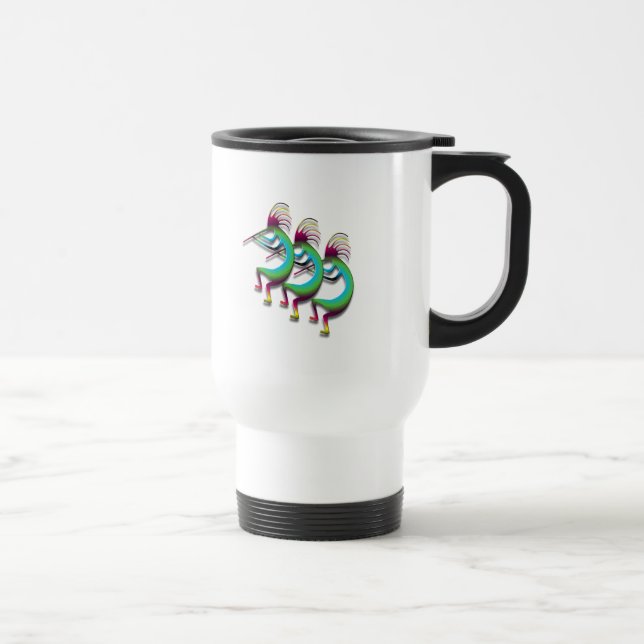 3 Kokopelli #30 Travel Mug (Right)