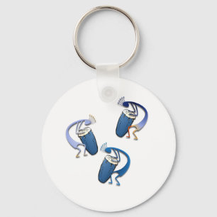 3 Kokopelli #39 Key Ring