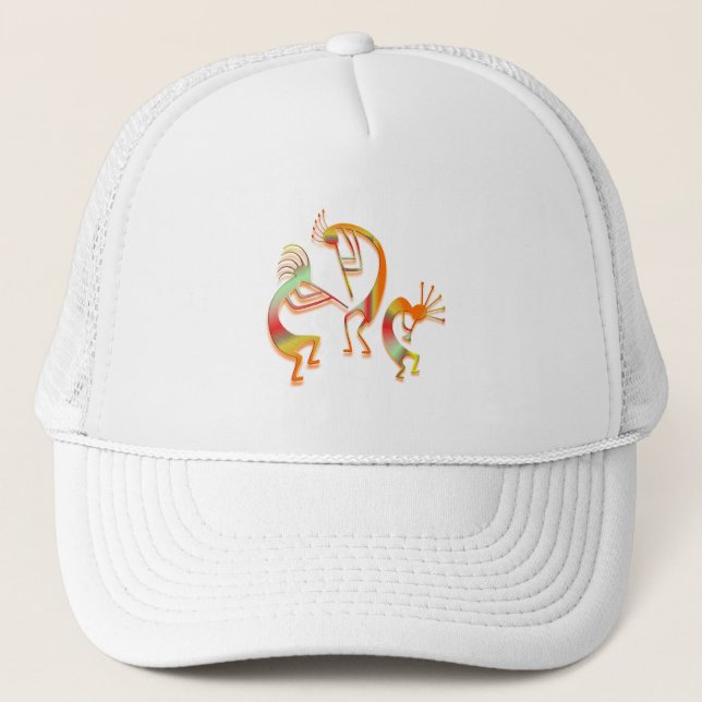 3 Kokopelli #51 Trucker Hat (Front)
