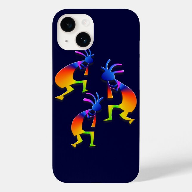 3 Kokopelli #58 Case-Mate iPhone Case (Back)
