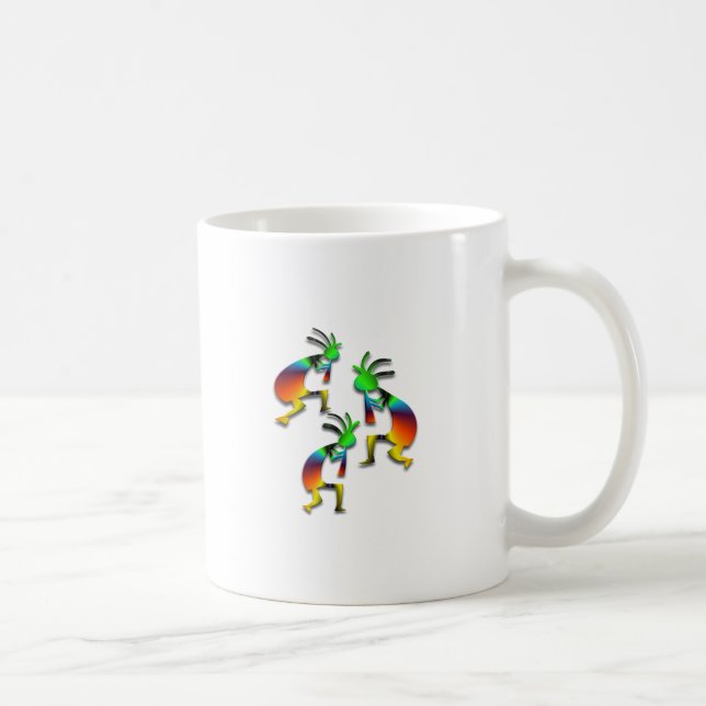 3 Kokopelli #70 Coffee Mug (Right)