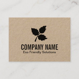 3 Leaf   Eco Friendly 2 Business Card