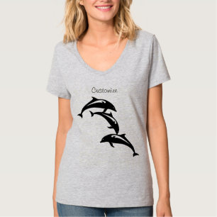 3 Leaping Porpoises Thunder_Cove T-Shirt
