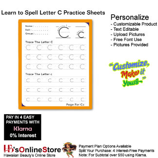 3 Learn To Spell Letter C Teacher Home Schooling