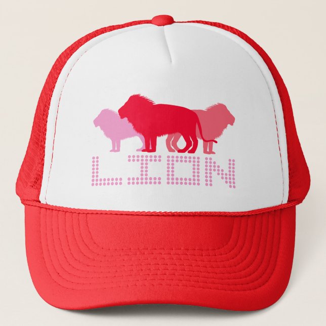 3 Lions (Red) Trucker Hat (Front)