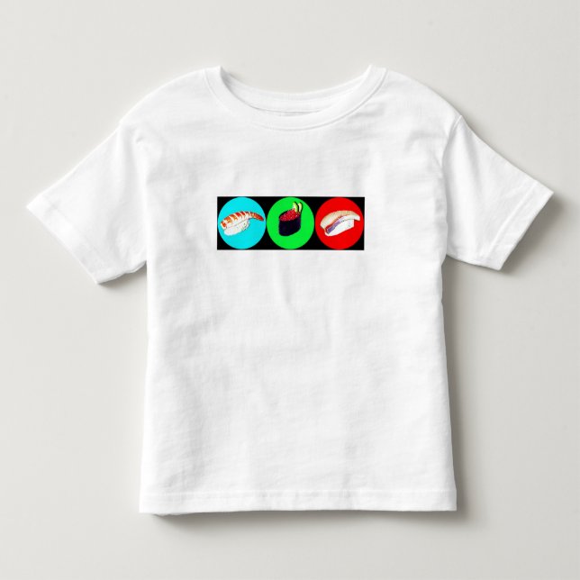 3 little Sushies T-shirt (Front)
