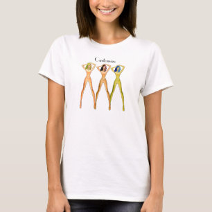 3 long-legged Ladies Standing Thunder_Cove  T-Shirt