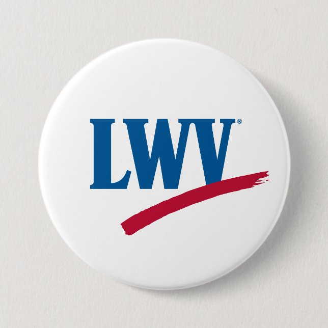 3" LWV Logo Round Button (Front)