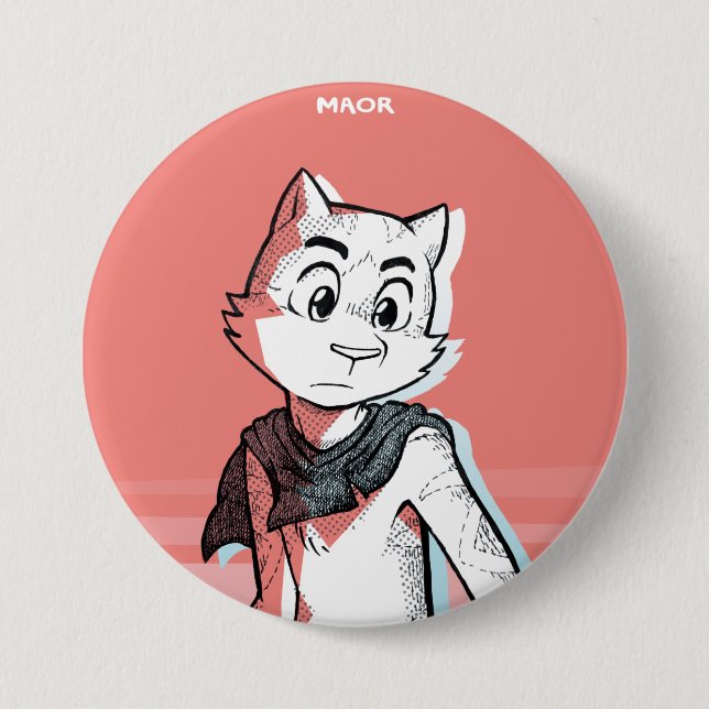 3" MAOR Button - 'Bold' Series: Maor (Front)