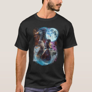 3 Moon Duck Duckling Bird Animal T-Shirt