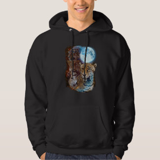 3 Moon Jaguar Genus Panther Cat Animal Hoodie