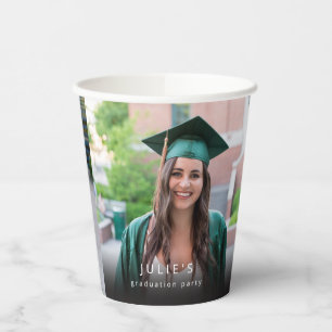 3 Multi Photo Graduation or Event Party  Paper Cups