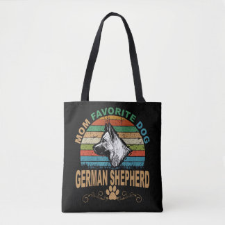 3 Mum Favourite Dog German Shepherd Tote Bag