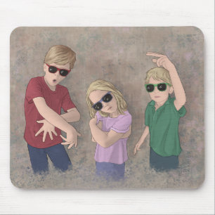  3 Munchkins  Mouse Mat