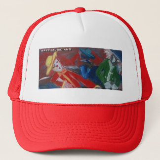 3 musicians trucker hat