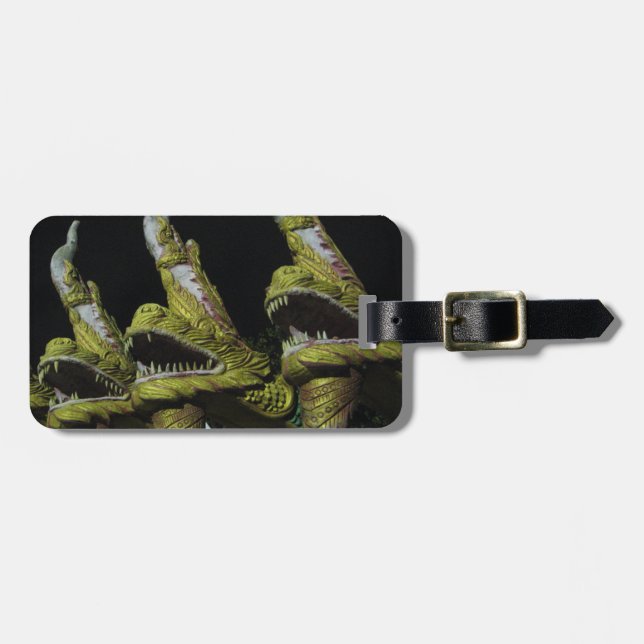 3 Nagas at Night Luggage Tag (Front Horizontal)