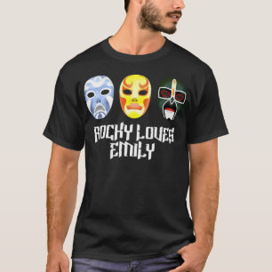 3 Ninjas Rocky Loves Emily Masks T-Shirt
