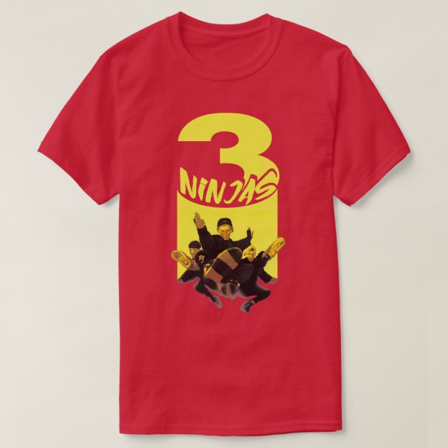 3 Ninjas T-Shirt (Design Front)