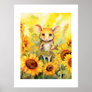 3 of 17 Sunflower Garden Miceville Poster
