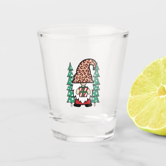 3 of Set of 3 Cute Drinkware | Drinking Christmas  Shot Glass (Front)