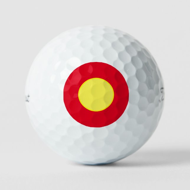 3 Pack Easy Find Golf Balls (Front)