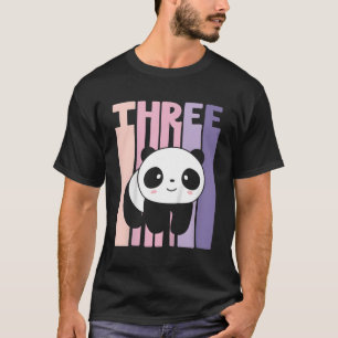 3 Panda 3Rd B-Day T-Shirt