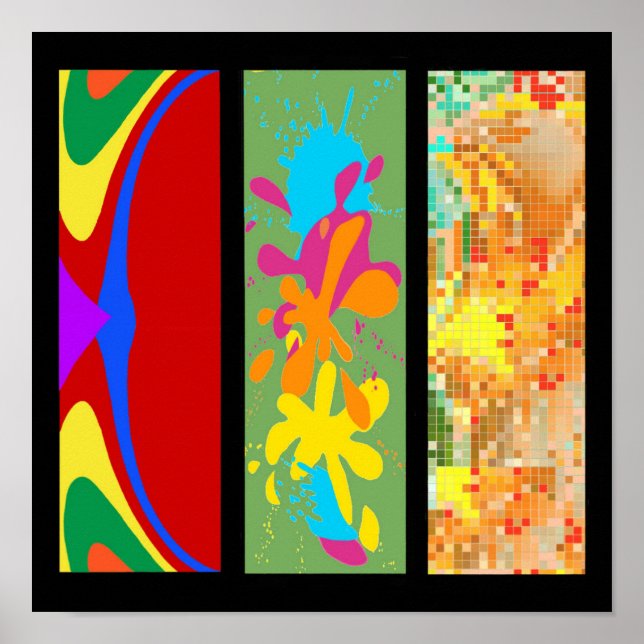 3 Panel Colour Poster (Front)