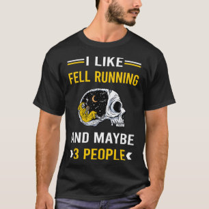 3 People Fell Running Hill Runner T-Shirt