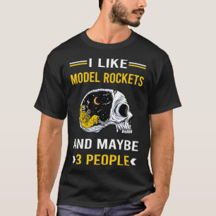 3 People Model Rocket Rockets T-Shirt
