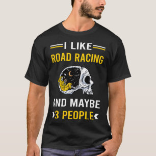 3 People Road Racing Race T-Shirt