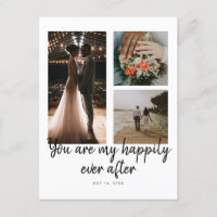 3 Photo 1st Wedding Anniversary Collage Quote