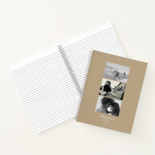 3 Photo "All You Need is Love" Journal Notebook