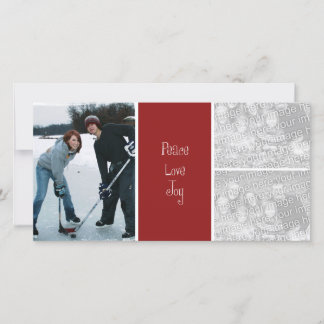 3 Photo Christmas Card