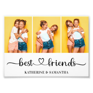 3 Photo Collage Best Friends Photo Enlargement