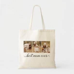 3 Photo Collage Best Mum Ever Tote Bag