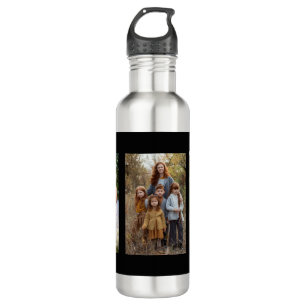 3 Photo Collage custom Stainless Steel Water Bottl 710 Ml Water Bottle