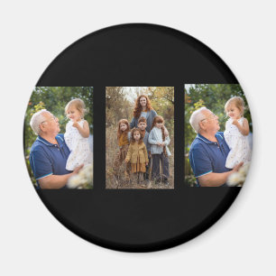 3 Photo Collage Design Your Own Magnet