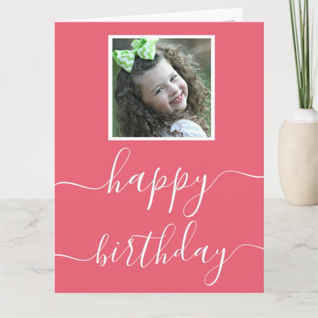 3 Photo Collage Love You Grandma Happy Birthday Card (Front)
