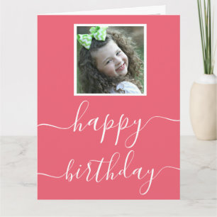 3 Photo Collage Love You Grandma Happy Birthday Card