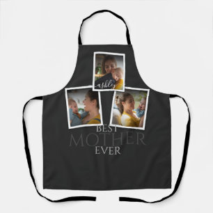 3 Photo Collage Mum Family Memorable Mother's Day Apron