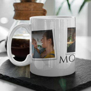 3 Photo Collage Mum Family Memorable Mother's Day Coffee Mug