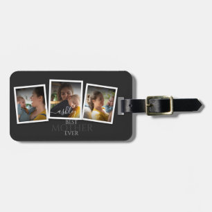 3 Photo Collage Mum Family Memorable Mother's Day Luggage Tag