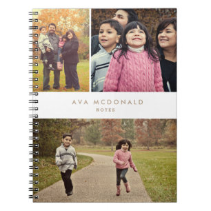 3 Photo Collage Notebook