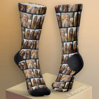 3 Photo Collage - Staggered Pattern - Black