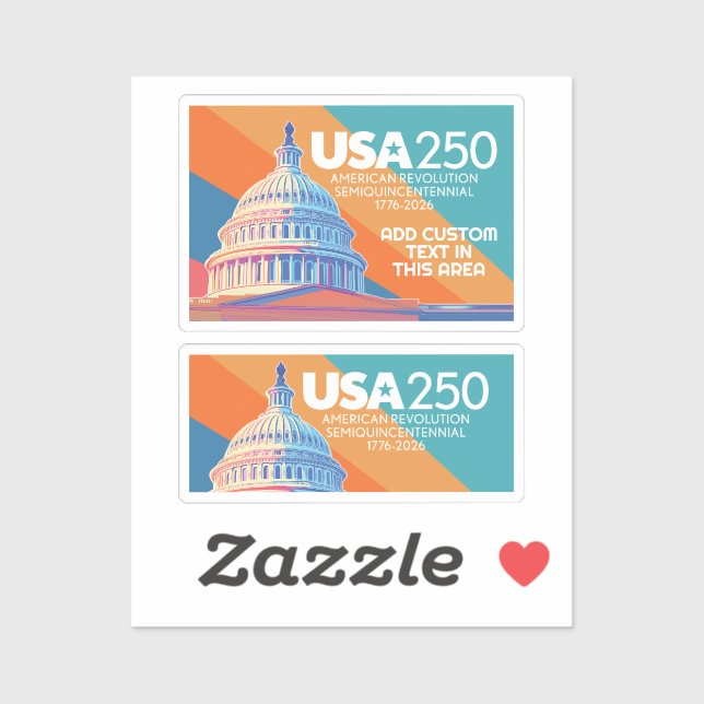 3 Photo Collage - USA 250 Capital Dome America (Sheet)