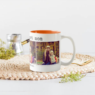 3 Photo Collage Wor'ld's Best Mum Coffee Mug