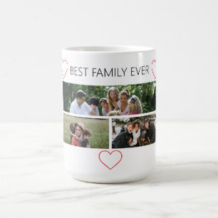 3 PHOTO FAMILY COFFEE MUG