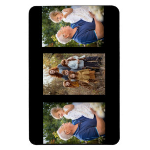 3 Photo Family Collage custom   Magnet
