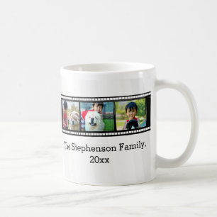 3-Photo film strip personalised photo Coffee Mug
