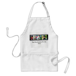 3-Photo film strip personalised photo Standard Apron
